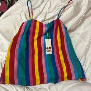 Cake Multicolor Striped Camisole